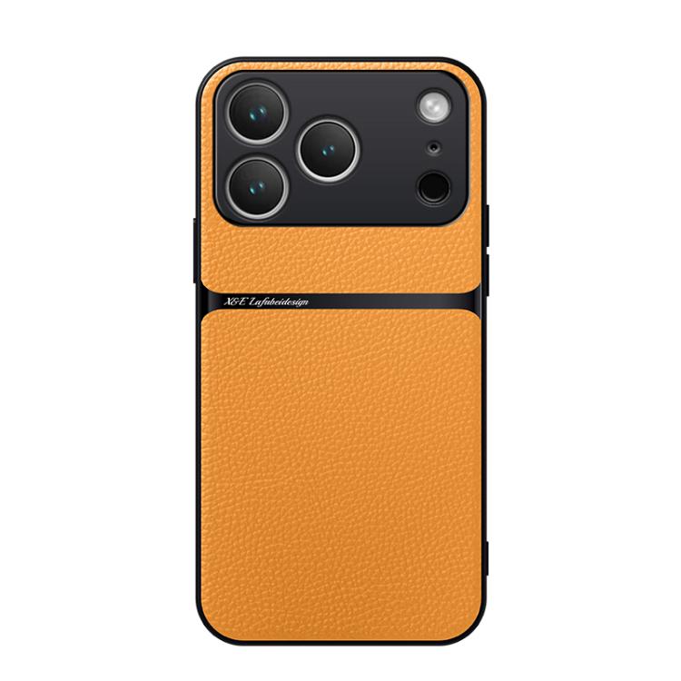 Litschi-Leder Magnetische Rundum-Stoßfeste Handyhülle, Für iPhone 17e / 16e, Für iPhone 17 Pro Max, Für iPhone 17 Pro, Für iPhone 17, Für iPhone Air, Für iPhone 16 Pro Max, Für iPhone 16 Pro, Für iPhone 16 Plus