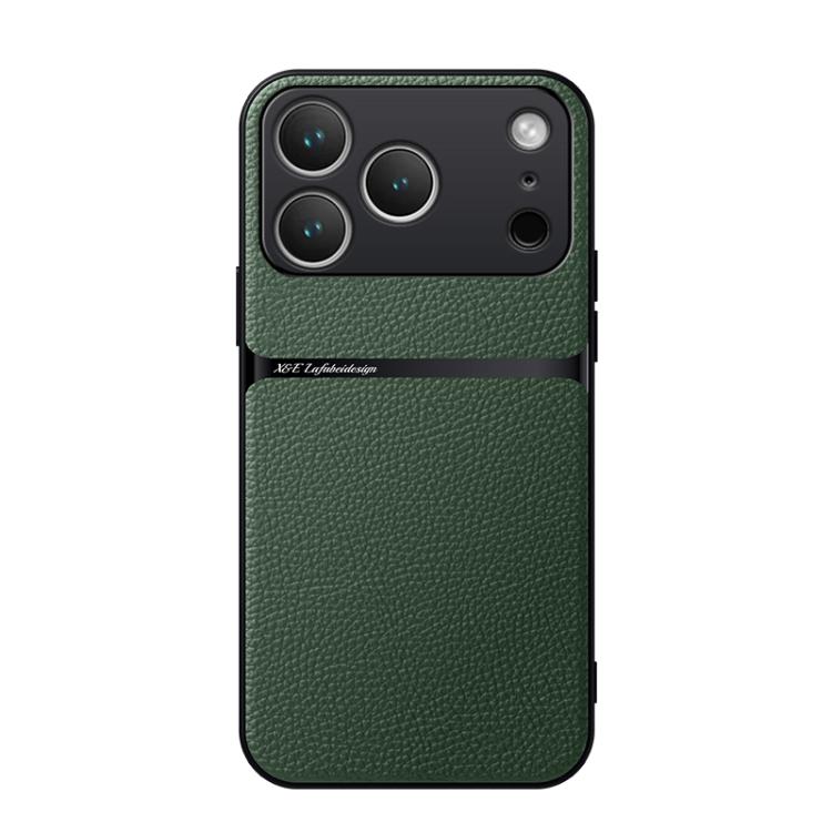 Litschi-Leder Magnetische Rundum-Stoßfeste Handyhülle, Für iPhone 17e / 16e, Für iPhone 17 Pro Max, Für iPhone 17 Pro, Für iPhone 17, Für iPhone Air, Für iPhone 16 Pro Max, Für iPhone 16 Pro, Für iPhone 16 Plus