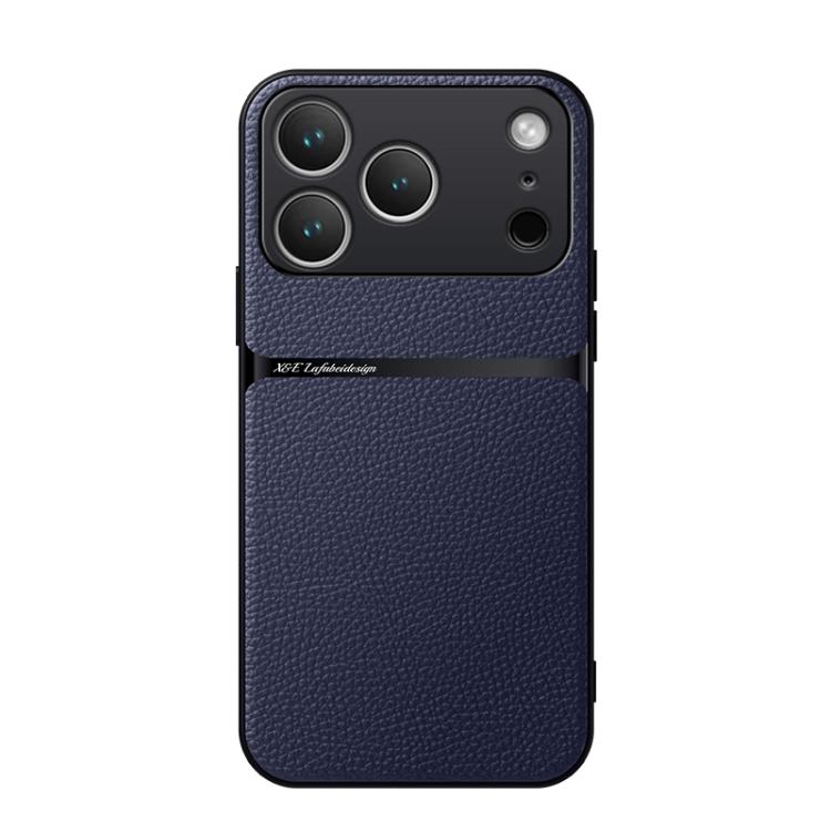 Litschi-Leder Magnetische Rundum-Stoßfeste Handyhülle, Für iPhone 17e / 16e, Für iPhone 17 Pro Max, Für iPhone 17 Pro, Für iPhone 17, Für iPhone Air, Für iPhone 16 Pro Max, Für iPhone 16 Pro, Für iPhone 16 Plus