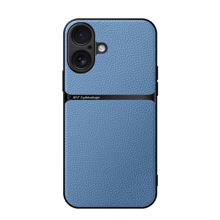 Litschi-Leder Magnetische Rundum-Stoßfeste Handyhülle, Für iPhone 17e / 16e, Für iPhone 17 Pro Max, Für iPhone 17 Pro, Für iPhone 17, Für iPhone Air, Für iPhone 16 Pro Max, Für iPhone 16 Pro, Für iPhone 16 Plus