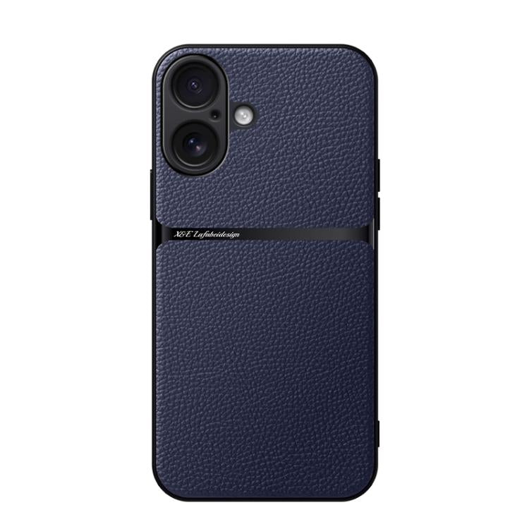 Litschi-Leder Magnetische Rundum-Stoßfeste Handyhülle, Für iPhone 17e / 16e, Für iPhone 17 Pro Max, Für iPhone 17 Pro, Für iPhone 17, Für iPhone Air, Für iPhone 16 Pro Max, Für iPhone 16 Pro, Für iPhone 16 Plus