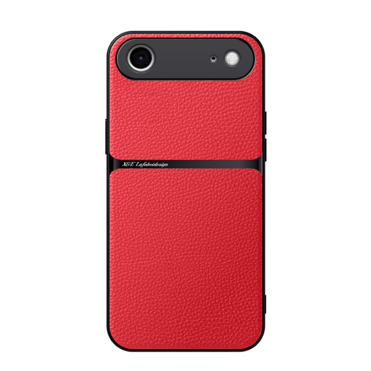 Litschi-Leder Magnetische Rundum-Stoßfeste Handyhülle, Für iPhone 17e / 16e, Für iPhone 17 Pro Max, Für iPhone 17 Pro, Für iPhone 17, Für iPhone Air, Für iPhone 16 Pro Max, Für iPhone 16 Pro, Für iPhone 16 Plus