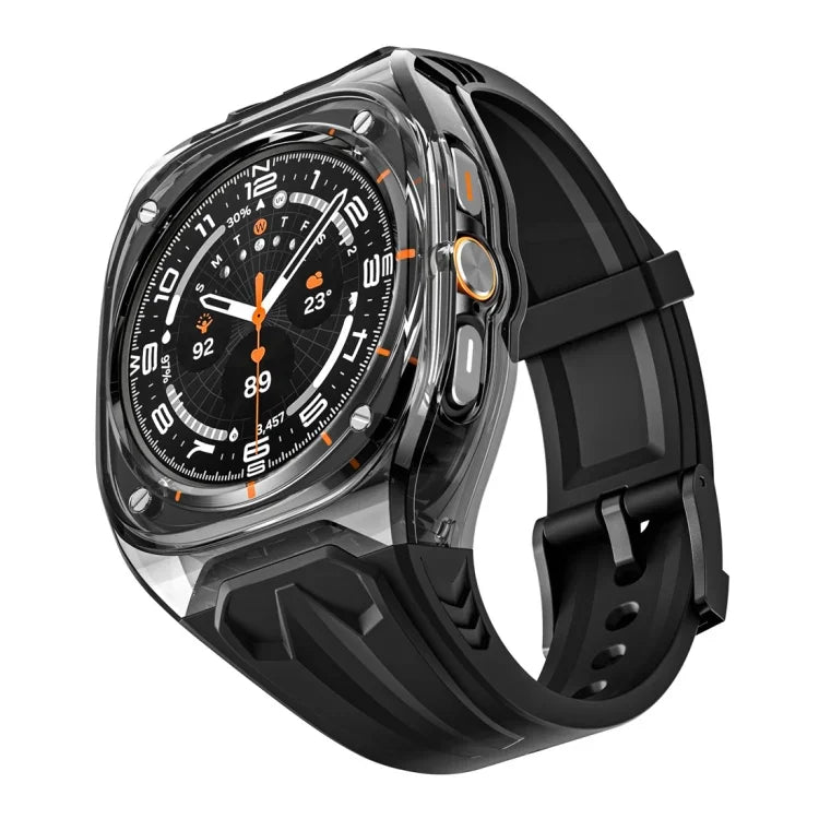 Modifiziertes PC-Hybrid-TPU-Uhrengehäuse mit Armband, für Samsung Galaxy Watch Ultra 47 mm / Ultra 2025