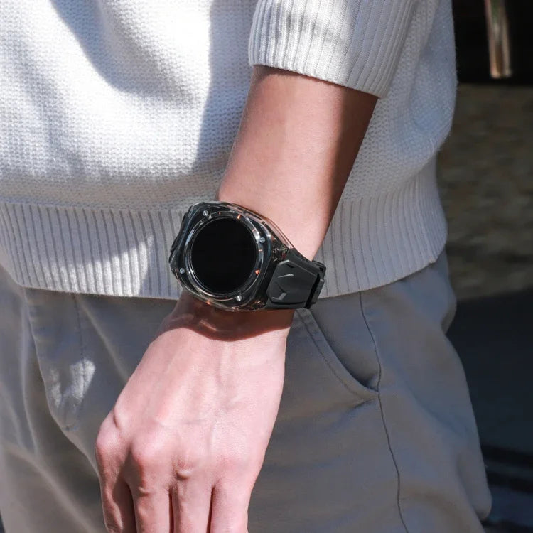 Modifiziertes PC-Hybrid-TPU-Uhrengehäuse mit Armband, für Samsung Galaxy Watch Ultra 47 mm / Ultra 2025
