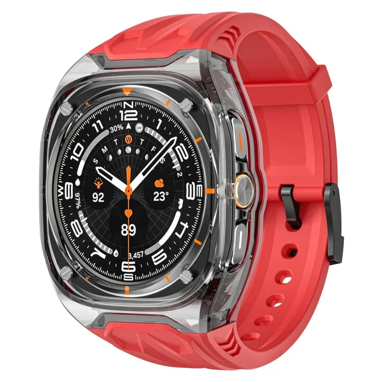 Modifiziertes PC-Hybrid-TPU-Uhrengehäuse mit Armband, für Samsung Galaxy Watch Ultra 47 mm / Ultra 2025