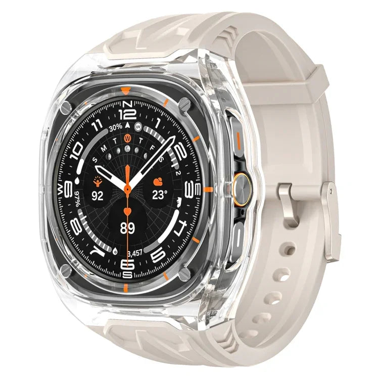 Modifiziertes PC-Hybrid-TPU-Uhrengehäuse mit Armband, für Samsung Galaxy Watch Ultra 47 mm / Ultra 2025