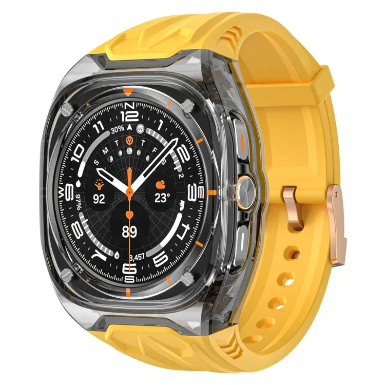 Modifiziertes PC-Hybrid-TPU-Uhrengehäuse mit Armband, für Samsung Galaxy Watch Ultra 47 mm / Ultra 2025