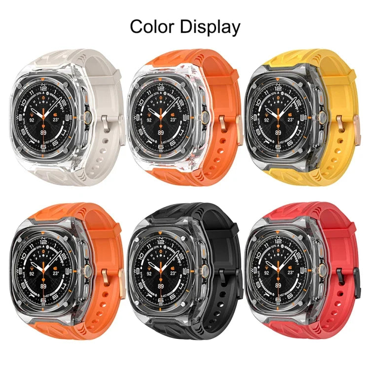 Modifiziertes PC-Hybrid-TPU-Uhrengehäuse mit Armband, für Samsung Galaxy Watch Ultra 47 mm / Ultra 2025