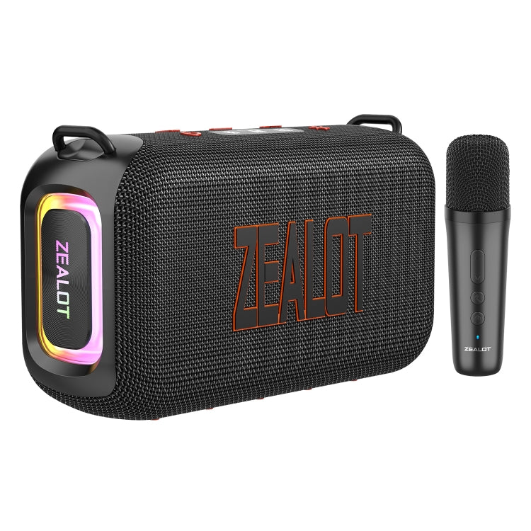 Zealot S85M 50W Outdoor Tragbarer Bluetooth-Lautsprecher mit Mikrofon, S85 + 1 Mikrofon