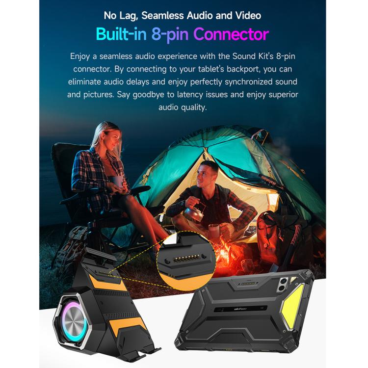 Ulefone Tragbarer Halter Kabelloser Bluetooth-Lautsprecher für Ulefone Armor Pad 4 / 4 Ultra, Für Ulefone Armor Pad 4 / 4 Ultra