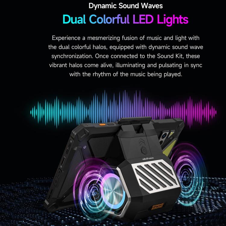 Ulefone Tragbarer Halter Kabelloser Bluetooth-Lautsprecher für Ulefone Armor Pad 4 / 4 Ultra, Für Ulefone Armor Pad 4 / 4 Ultra