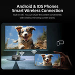 AUN U002 1920x1080P 970ANSI Android 12 Heimkino Smart-Projektor, US-Stecker, UK-Stecker, AU-Stecker, EU-Stecker