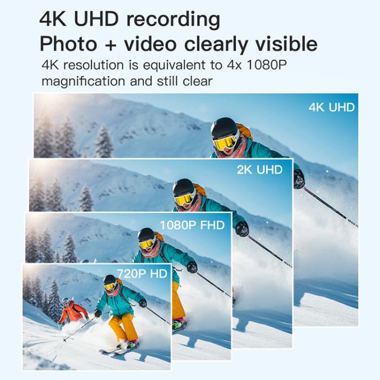 H88 4K Daumen-Sportkamera Mini WiFi Kamera, einfache Version, Standardversion