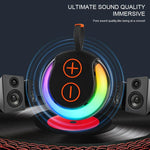 Tragbarer Outdoor-RGB-Licht Bluetooth-Lautsprecher Desktop-Subwoofer