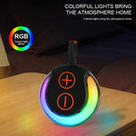 Tragbarer Outdoor-RGB-Licht Bluetooth-Lautsprecher Desktop-Subwoofer