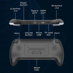 PROJECT X Handheld-Spielkonsole mit 4,3-Zoll-Bildschirm und ATM 7051 CPU