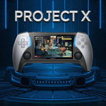 PROJECT X Handheld-Spielkonsole mit 4,3-Zoll-Bildschirm und ATM 7051 CPU