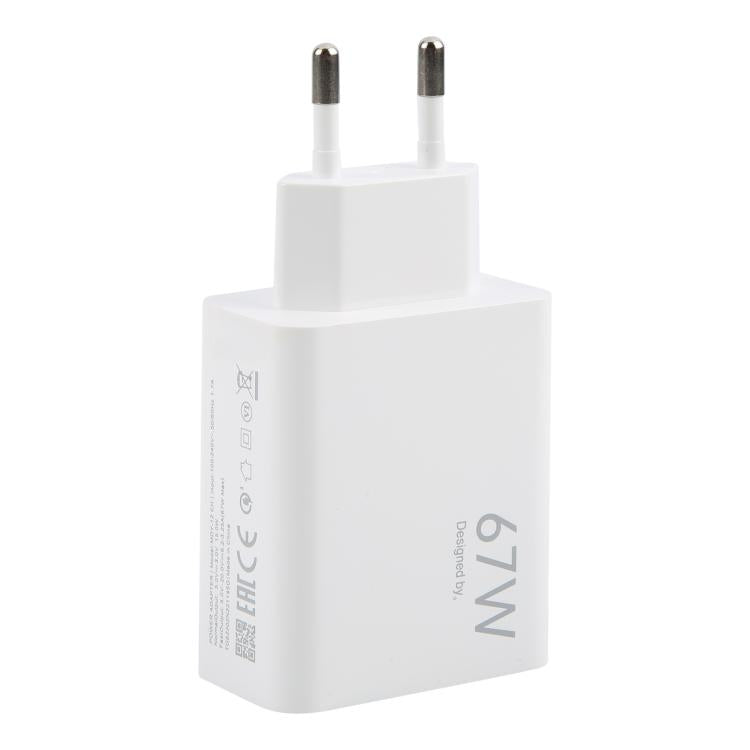 67W USB-Schnellladegerät mit 1m USB-auf-Typ-C-Kabel, 67W Typ-C-Kabel