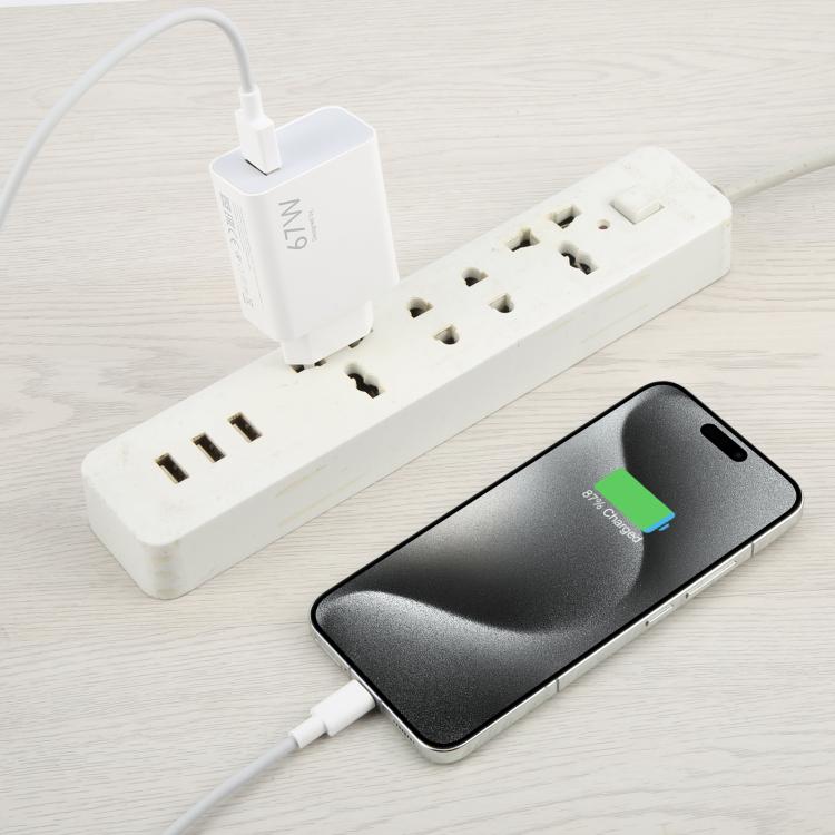 67W USB-Schnellladegerät mit 1m USB-auf-Typ-C-Kabel, 67W Typ-C-Kabel