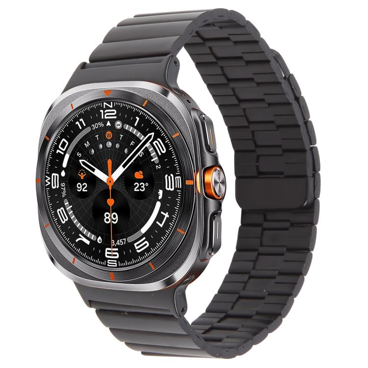 Magnetisches Uhrenarmband aus Bambus und Edelstahl, für Samsung Galaxy Watch Ultra 47 mm / Ultra 2025