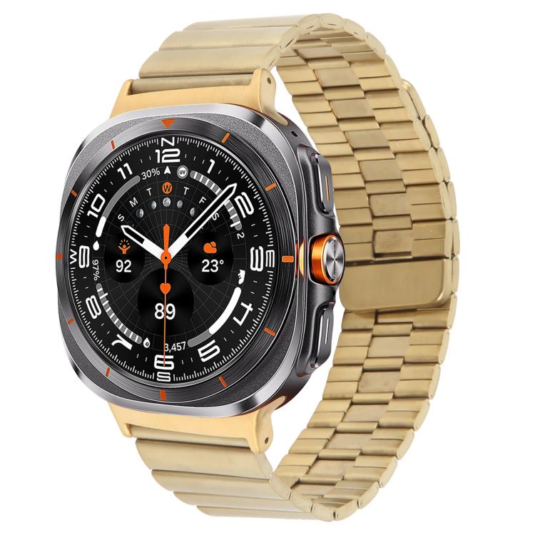 Magnetisches Uhrenarmband aus Bambus und Edelstahl, für Samsung Galaxy Watch Ultra 47 mm / Ultra 2025