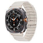 Magnetisches Uhrenarmband aus Bambus und Edelstahl, für Samsung Galaxy Watch Ultra 47 mm / Ultra 2025
