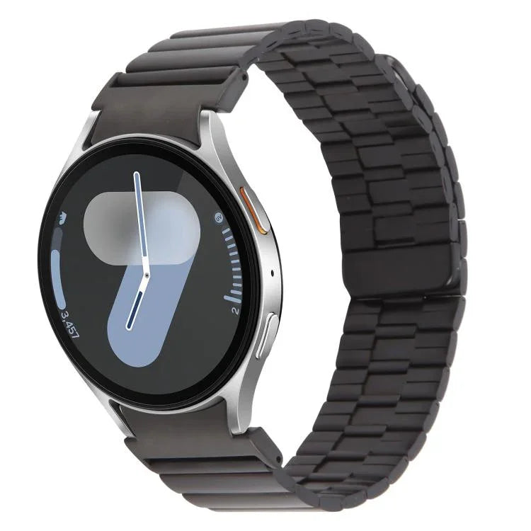 Magnetisches Metall-Uhrenarmband aus Bambus mit Schnellverschluss, passend für Samsung Galaxy Watch 7 / 6 / 5 / 4