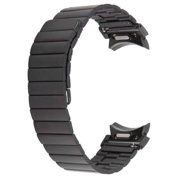 Magnetisches Metall-Uhrenarmband aus Bambus mit Schnellverschluss, passend für Samsung Galaxy Watch 7 / 6 / 5 / 4