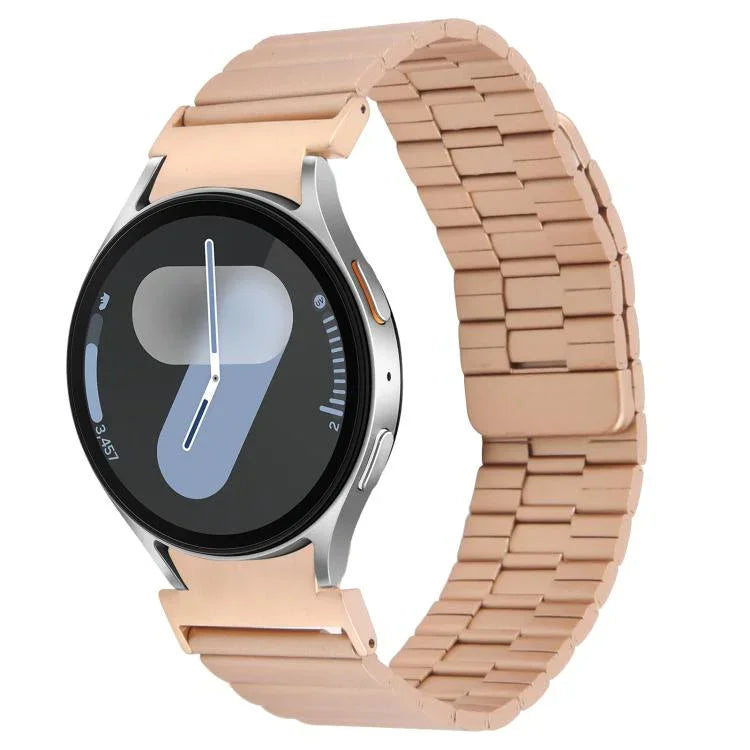 Magnetisches Metall-Uhrenarmband aus Bambus mit Schnellverschluss, passend für Samsung Galaxy Watch 7 / 6 / 5 / 4