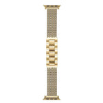 6-reihiges Edelstahl-Uhrenarmband, passend für Apple Watch 46 mm / 49 mm / 45 mm / 44 mm und 42 mm / 41 mm / 40 mm / 38 mm