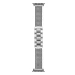6-reihiges Edelstahl-Uhrenarmband, passend für Apple Watch 46 mm / 49 mm / 45 mm / 44 mm und 42 mm / 41 mm / 40 mm / 38 mm