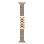6-reihiges Edelstahl-Uhrenarmband, passend für Apple Watch 46 mm / 49 mm / 45 mm / 44 mm und 42 mm / 41 mm / 40 mm / 38 mm
