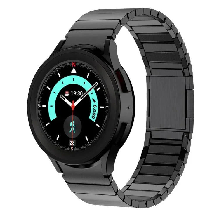 Edelstahl-Uhrenarmband mit Magnetverschluss und einer Perle, passend für Samsung Galaxy Watch 4 / 5 / 6 / 7