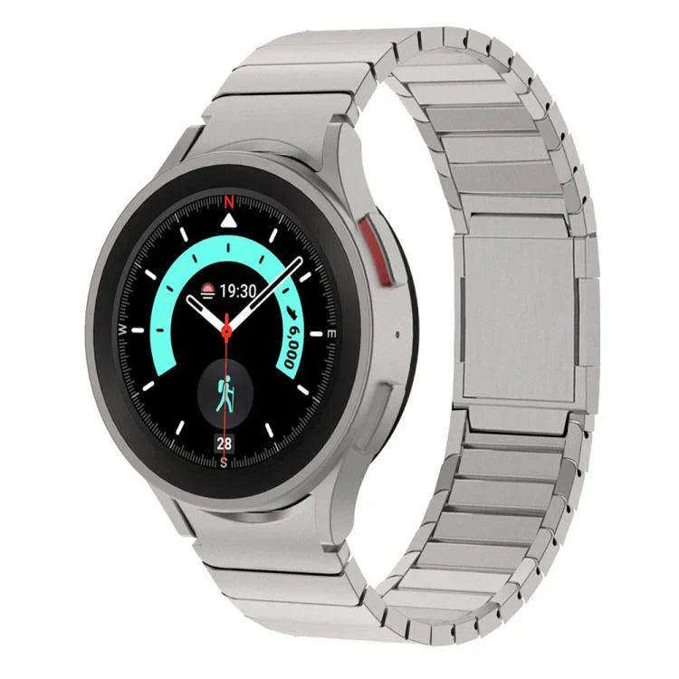 One Bead Magnetic Buckle Stainless Steel Watch Band, For Samsung Galaxy Watch 4 / 5 / 6 / 7