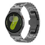 Schnellverschluss-Armband aus Edelstahl in H-Form, für Samsung Galaxy Watch 7 / 6 / 5 / 4