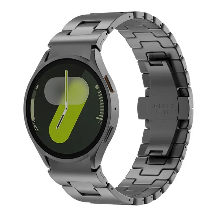 Schnellverschluss-Armband aus Edelstahl in H-Form, für Samsung Galaxy Watch 7 / 6 / 5 / 4