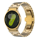 Schnellverschluss-Armband aus Edelstahl in H-Form, für Samsung Galaxy Watch 7 / 6 / 5 / 4