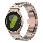 Schnellverschluss-Armband aus Edelstahl in H-Form, für Samsung Galaxy Watch 7 / 6 / 5 / 4