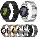 Schnellverschluss-Armband aus Edelstahl in H-Form, für Samsung Galaxy Watch 7 / 6 / 5 / 4