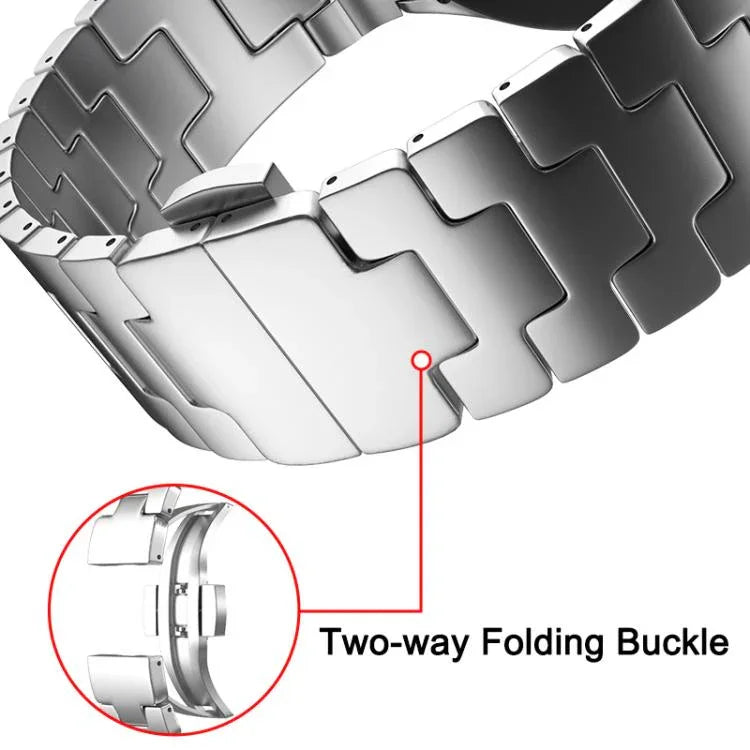 Schnellverschluss-Armband aus Edelstahl in H-Form, für Samsung Galaxy Watch 7 / 6 / 5 / 4
