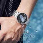 Schnellverschluss-Armband aus Edelstahl in H-Form, für Samsung Galaxy Watch 7 / 6 / 5 / 4