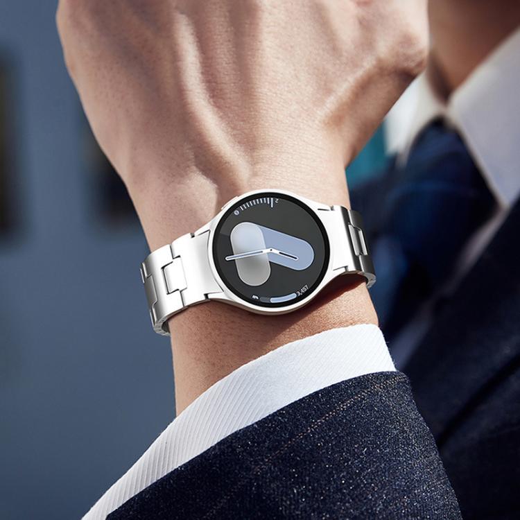 Schnellverschluss-Armband aus Edelstahl in H-Form, für Samsung Galaxy Watch 7 / 6 / 5 / 4
