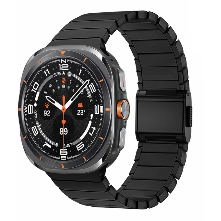 Bambus Norman Schnalle Edelstahl-Uhrenarmband, für Samsung Galaxy Watch Ultra 47mm / Ultra 2025