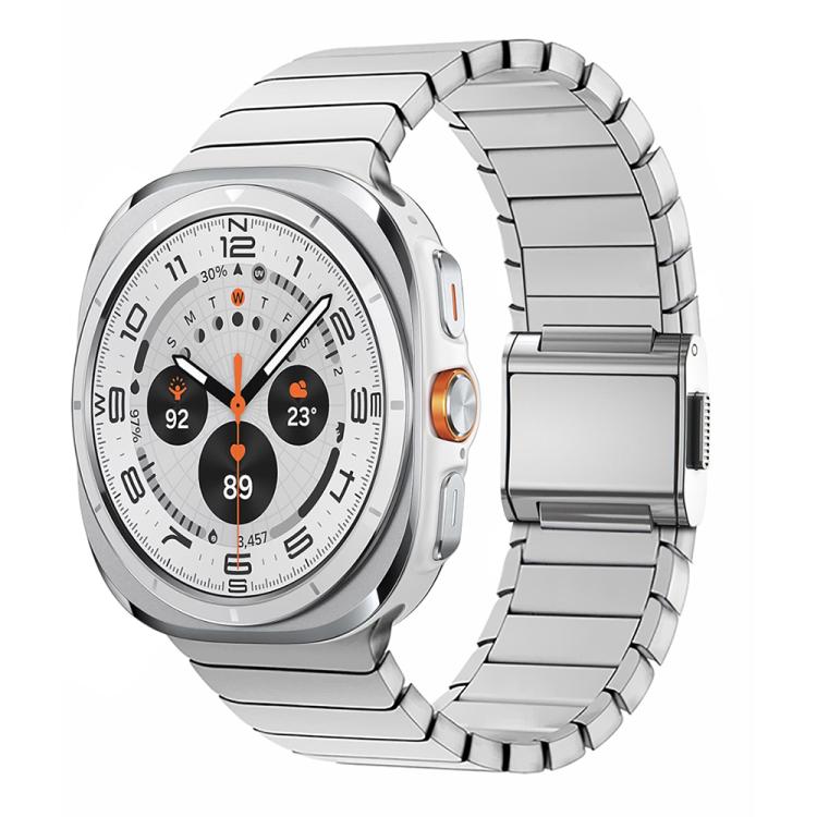 Bambus Norman Schnalle Edelstahl-Uhrenarmband, für Samsung Galaxy Watch Ultra 47mm / Ultra 2025