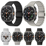 Bambus Norman Schnalle Edelstahl-Uhrenarmband, für Samsung Galaxy Watch Ultra 47mm / Ultra 2025