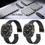 Bambus Norman Schnalle Edelstahl-Uhrenarmband, für Samsung Galaxy Watch Ultra 47mm / Ultra 2025