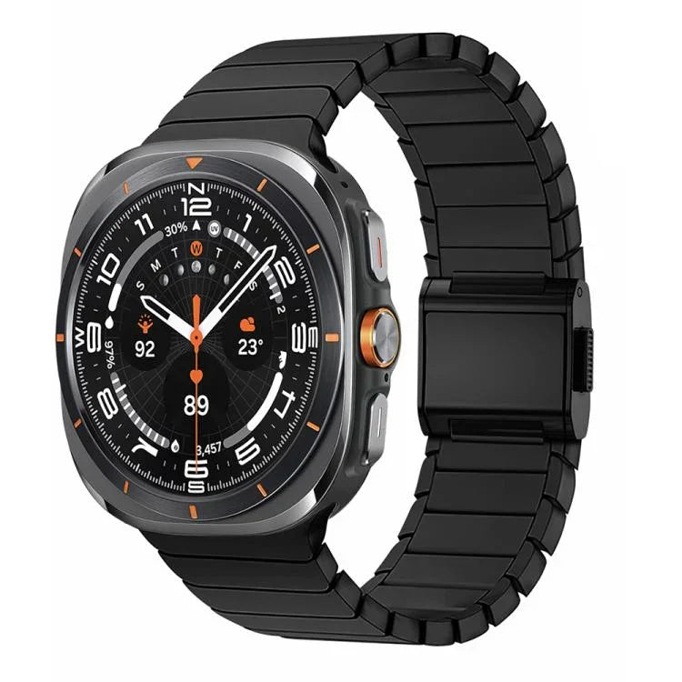 Uhrenarmband aus Titanlegierung mit Bambus-Norman-Schließe, für Samsung Galaxy Watch Ultra 47 mm / Ultra 2025