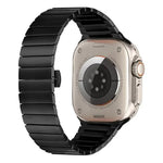 Armband aus Titanlegierung mit Faltschließe und einem Dorn, passend für Apple Watch 46 mm / 49 mm / 45 mm / 44 mm