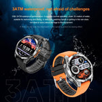 HD300 1,43 Zoll AMOLED-Display, Silikonarmband, Sport-Smartwatch mit Unterstützung für Blutsauerstoffmessung