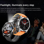 HD300 1,43 Zoll AMOLED-Display, Silikonarmband, Sport-Smartwatch mit Unterstützung für Blutsauerstoffmessung